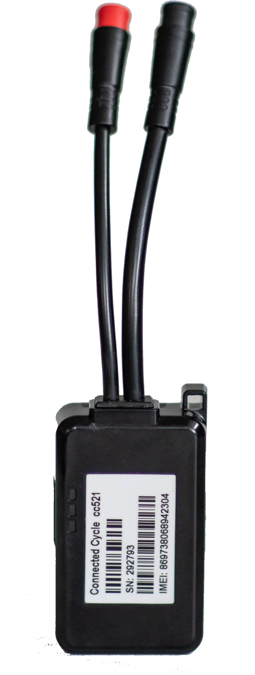 Picture of a connected cycle 4G/GNSS/WIFI powered tracker
