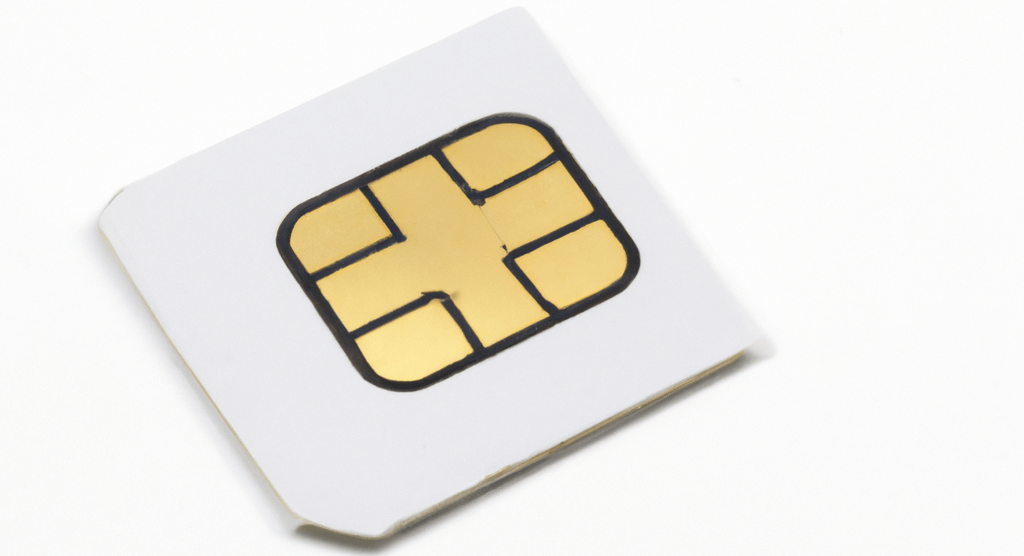 Picture of a SIM Card with international data plan