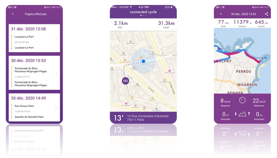 End user smartphone app for bike sharing