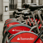 bikes in station in London