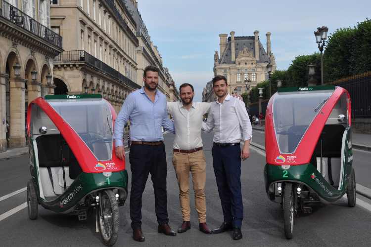 Turtle founders in Paris