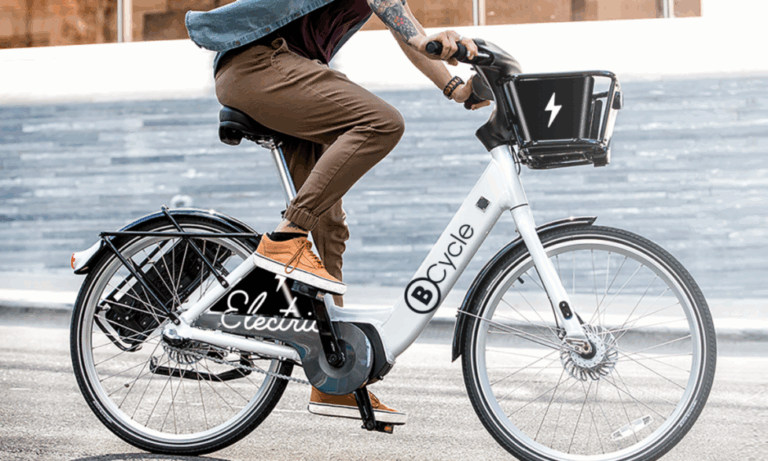 BCycle bike in the street